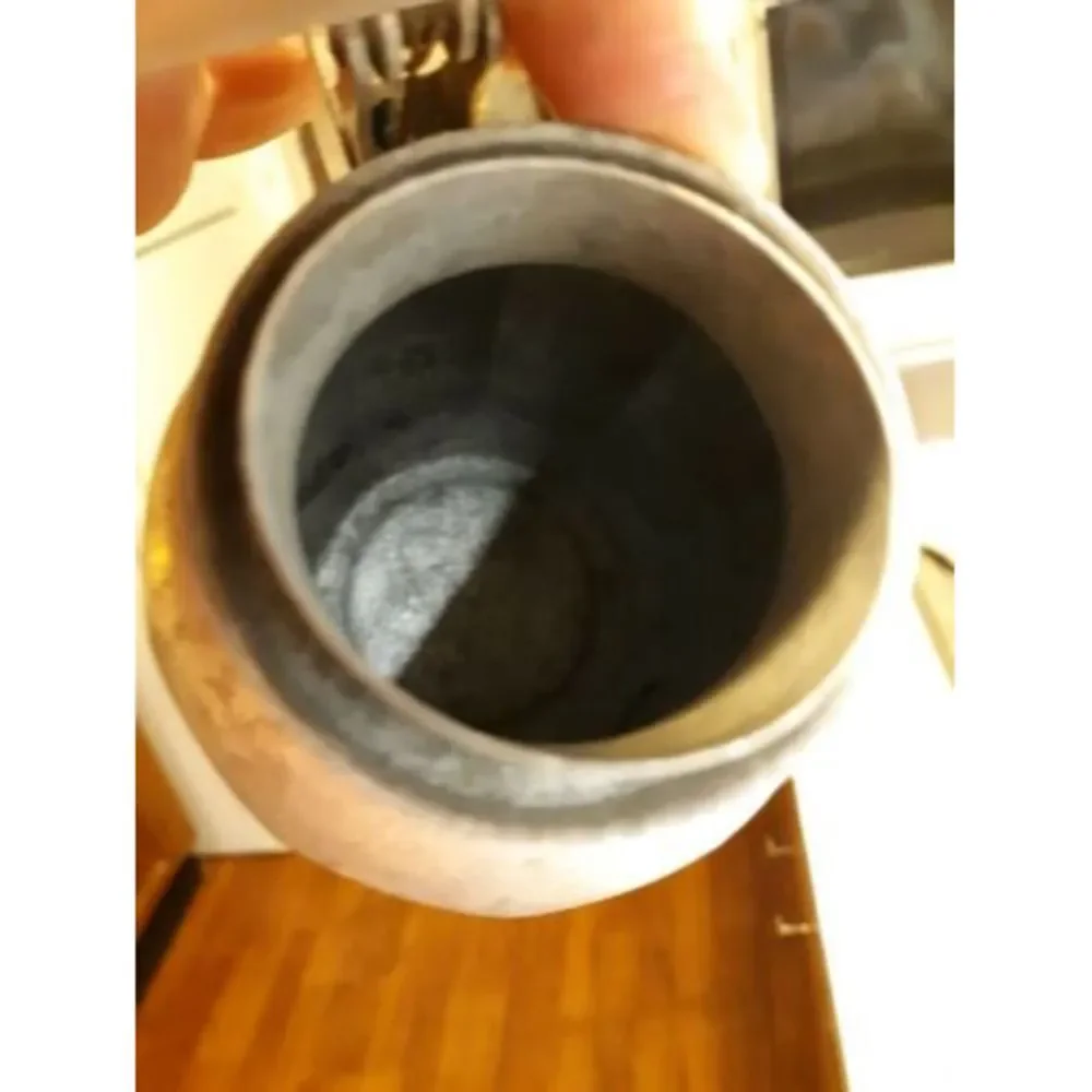 Vintage Karo Syrup Aluminum Pitcher Karo Embossed Flip Lid about 6